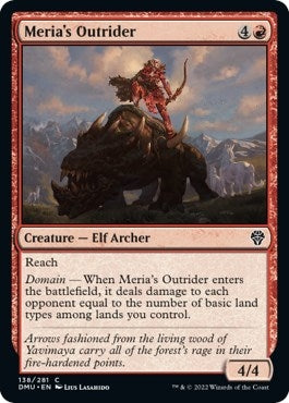 Image for Meria's Outrider (138) (Dominaria United) - Magic: The Gathering