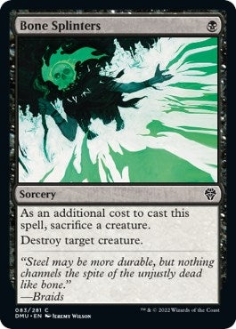 Image for Bone Splinters (83) (Dominaria United) - Magic: The Gathering