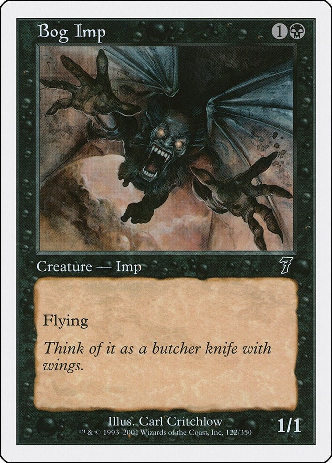 Image for Bog Imp (122) (7th Edition) - Magic: The Gathering