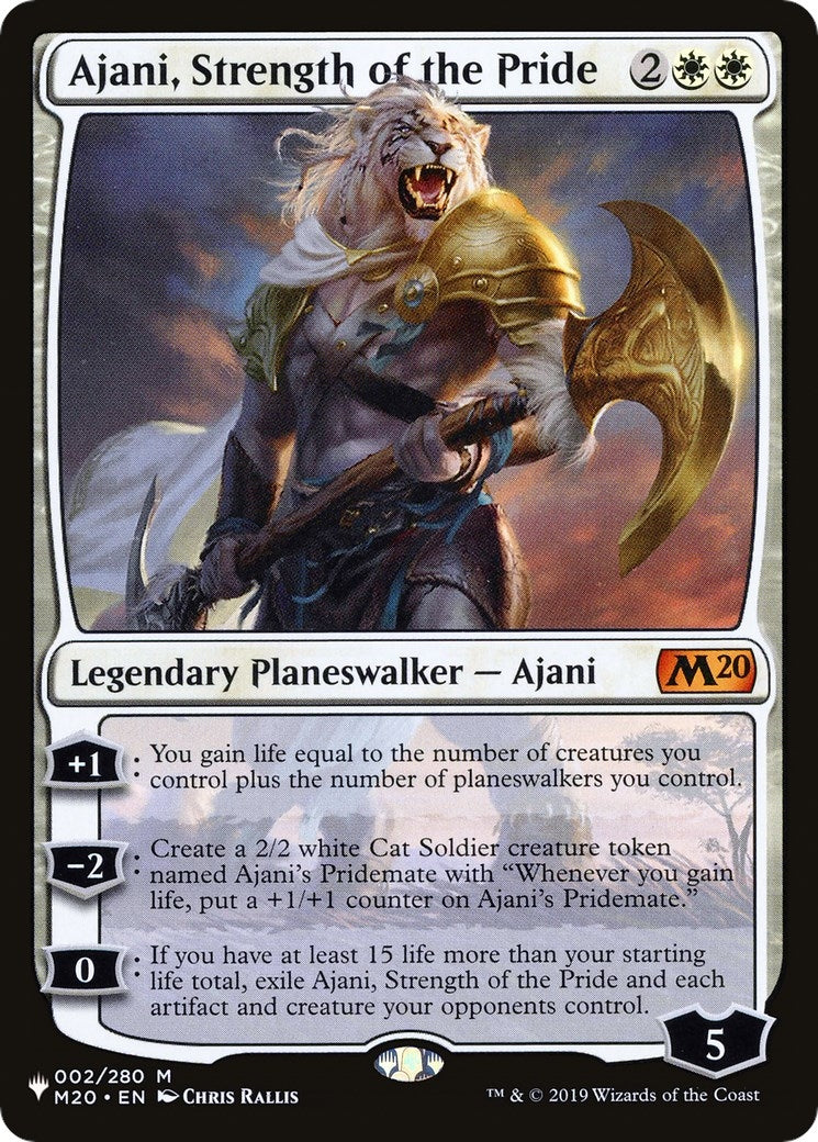 Ajani, Strength of the Pride (002/280) (The List Reprints) (LIST)