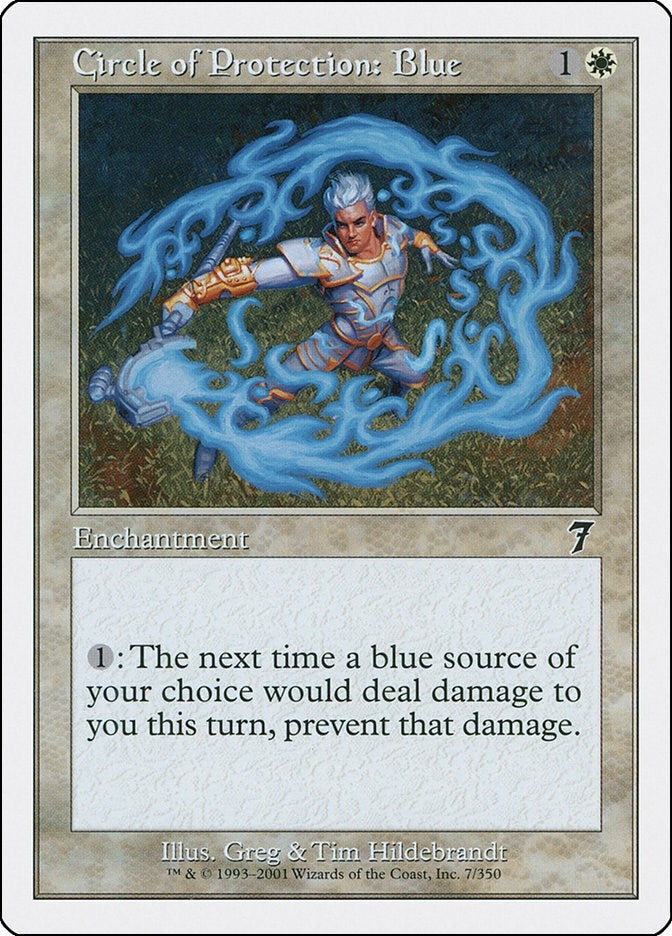 Circle of Protection: Blue (7) (7th Edition)