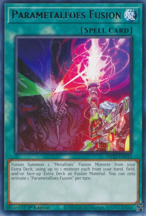 Image for Parametalfoes Fusion (MP22-EN035) (2022 Tin of the Pharaoh's Gods) - YuGiOh