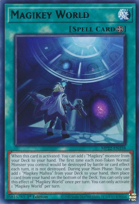 Image for Magikey World (MP22-EN158) (2022 Tin of the Pharaoh's Gods) - YuGiOh