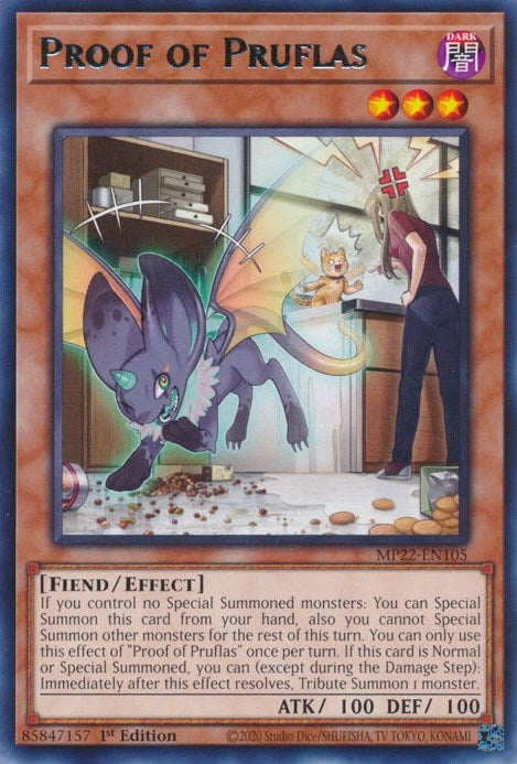 Image for Proof of Pruflas (MP22-EN105) (2022 Tin of the Pharaoh's Gods) - YuGiOh