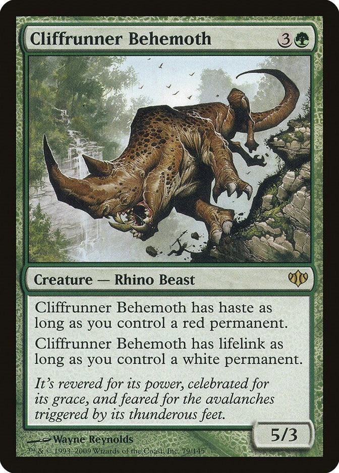 Image for Cliffrunner Behemoth (79) (Conflux) - Magic: The Gathering