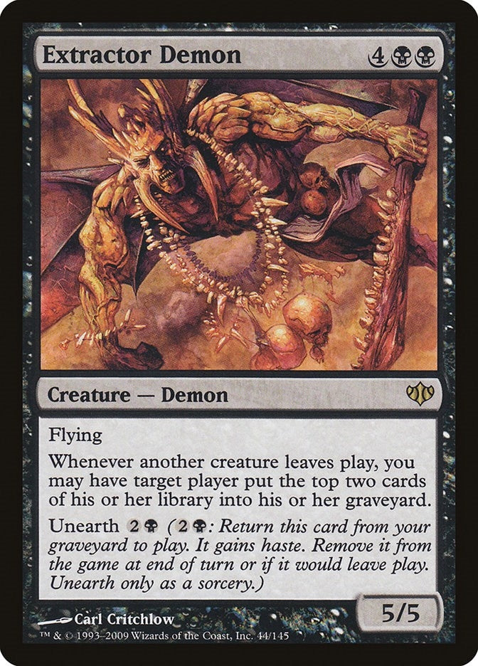 Image for Extractor Demon (44) (Conflux) - Magic: The Gathering