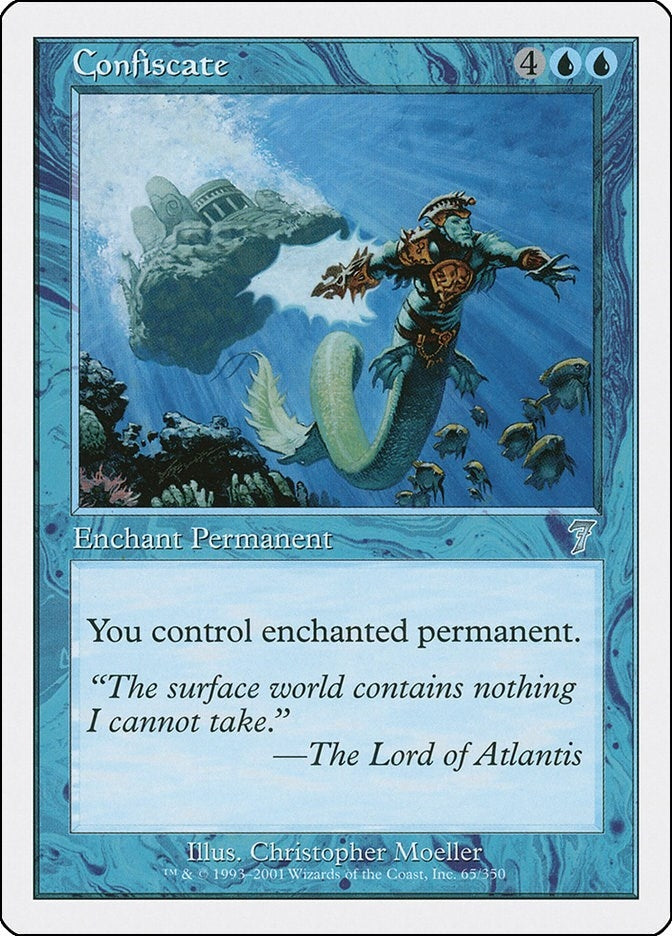 Image for Confiscate (65) (7th Edition) - Magic: The Gathering