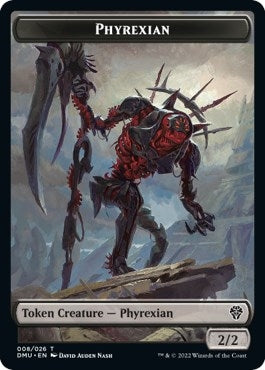 Phyrexian // Beast Double-Sided Token (8 // 16) (Dominaria United)