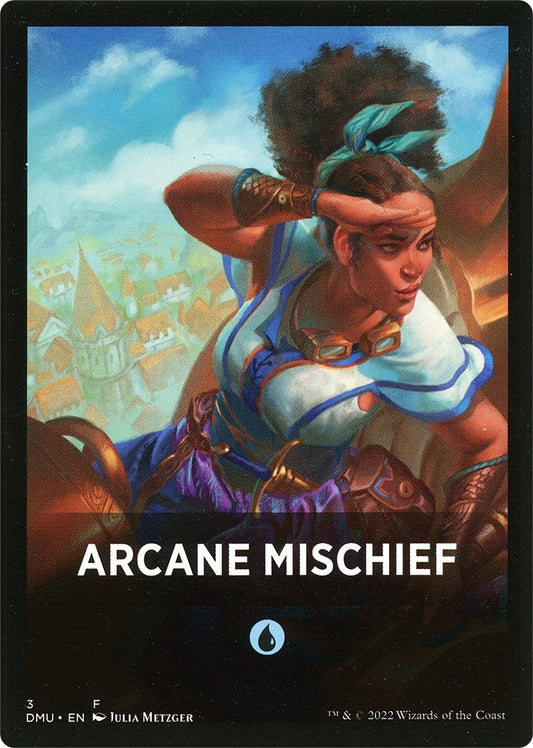 Arcane Mischief Theme Card (3) (Dominaria United)