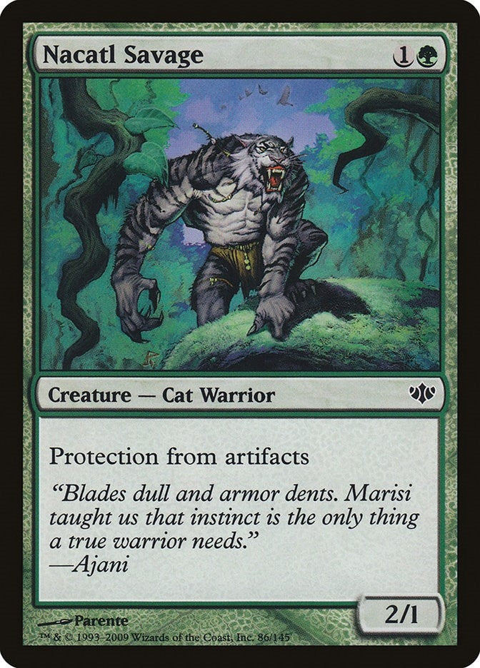 Image for Nacatl Savage (86) (Conflux) - Magic: The Gathering