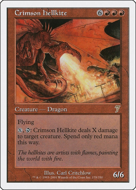 Crimson Hellkite (178) (7th Edition)
