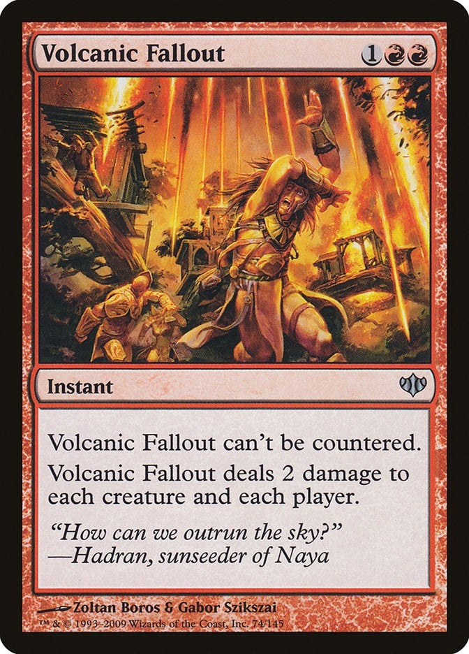 Image for Volcanic Fallout (74) (Conflux) - Magic: The Gathering