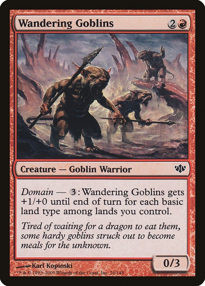 Wandering Goblins (76) (Conflux)