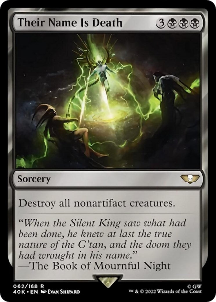 Image for Their Name Is Death (62) (Universes Beyond: Warhammer 40,000) - Magic: The Gathering