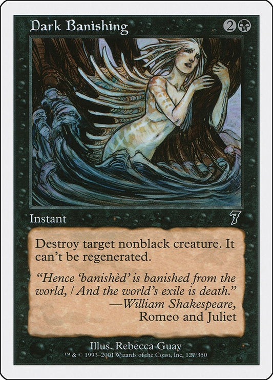 Image for Dark Banishing (127) (7th Edition) - Magic: The Gathering