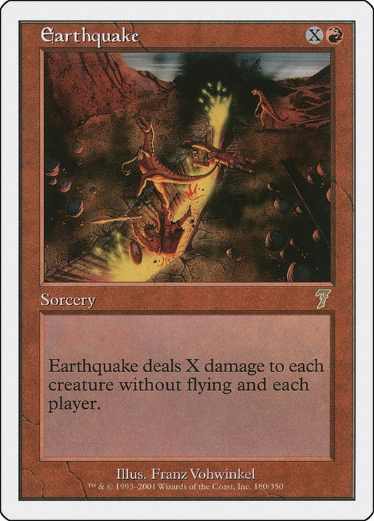 Image for Earthquake (180) (7th Edition) - Magic: The Gathering