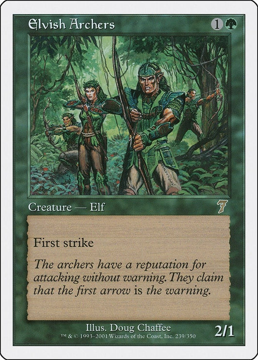Elvish Archers (239) (7th Edition)