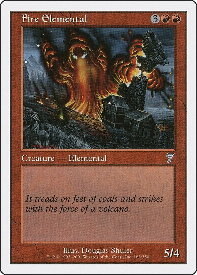 Image for Fire Elemental (183) (7th Edition) - Magic: The Gathering