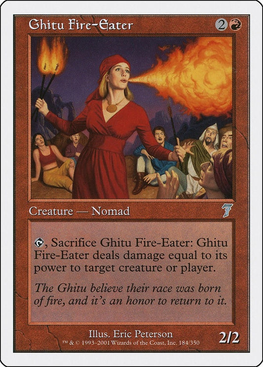 Image for Ghitu Fire-Eater (184) (7th Edition) - Magic: The Gathering