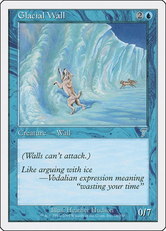 Image for Glacial Wall (78) (7th Edition) - Magic: The Gathering