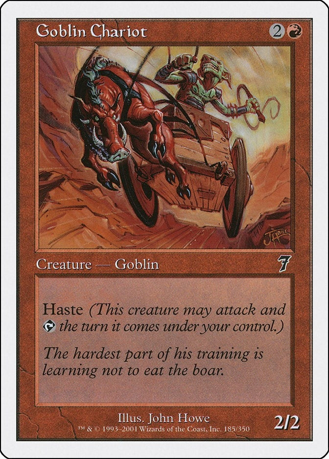 Image for Goblin Chariot (185) (7th Edition) - Magic: The Gathering