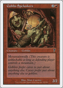 Goblin Spelunkers (193) (7th Edition)