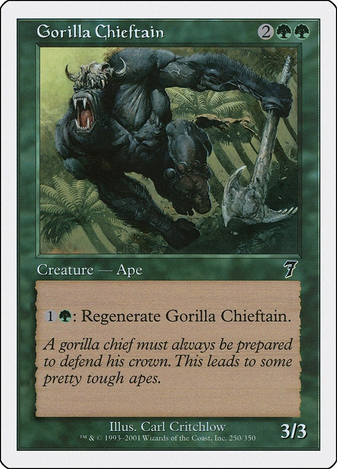 Image for Gorilla Chieftain (250) (7th Edition) - Magic: The Gathering