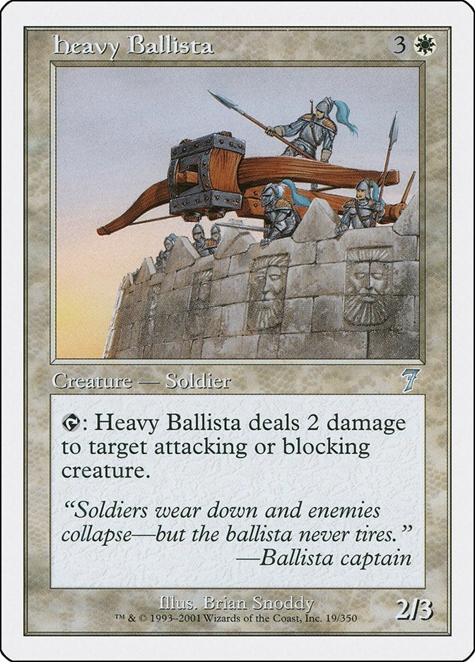 Image for Heavy Ballista (19) (7th Edition) - Magic: The Gathering