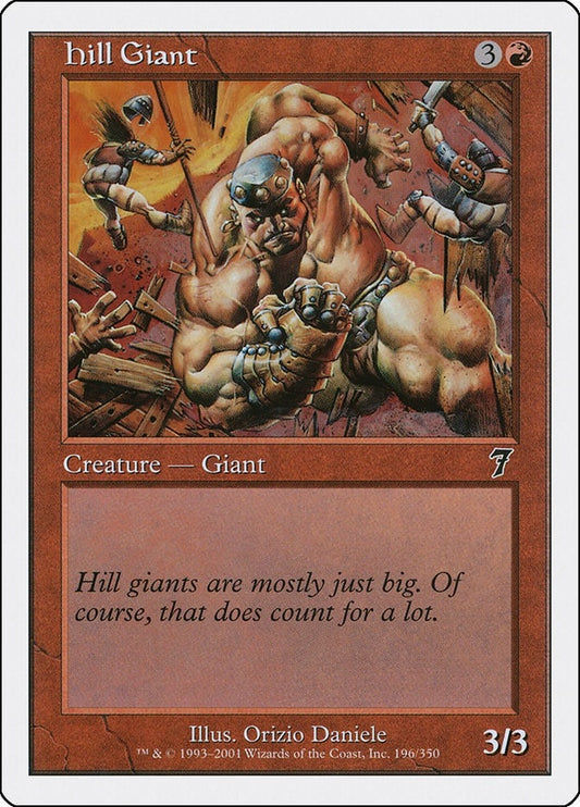 Hill Giant (196) (7th Edition)