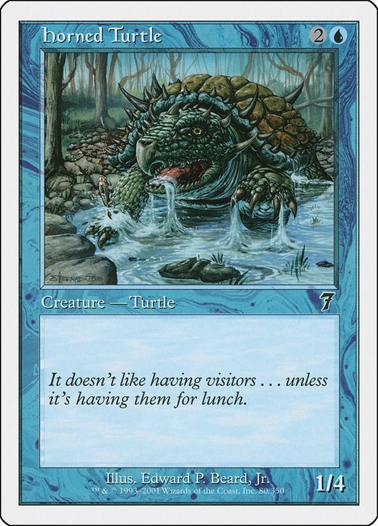 Horned Turtle (80) (7th Edition)