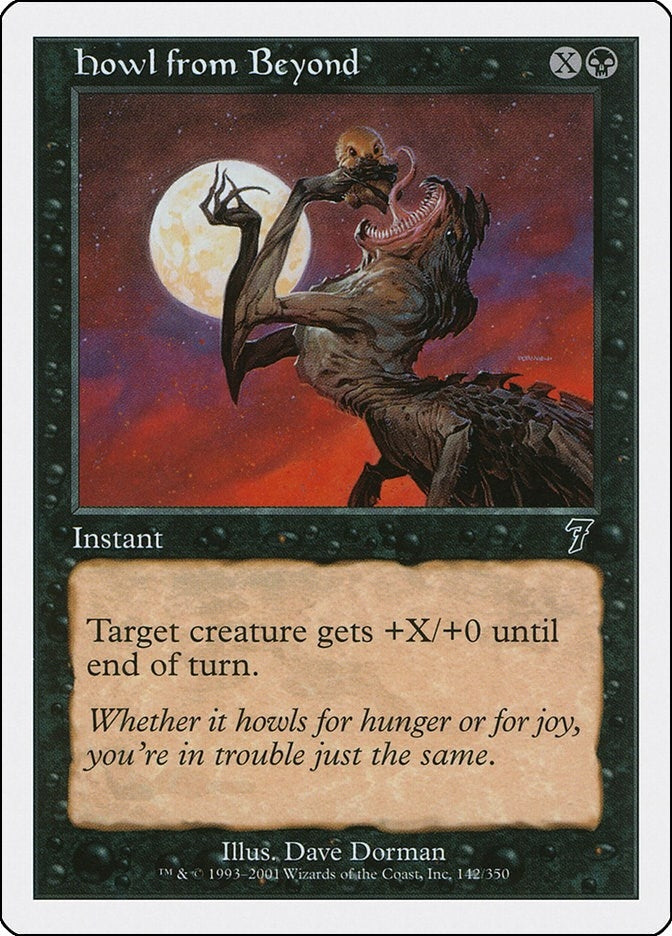Image for Howl from Beyond (142) (7th Edition) - Magic: The Gathering
