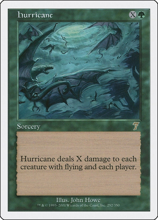 Image for Hurricane (252) (7th Edition) - Magic: The Gathering