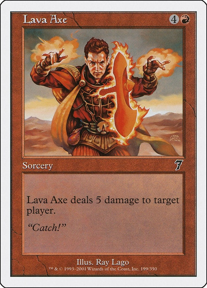 Lava Axe (199) (7th Edition)