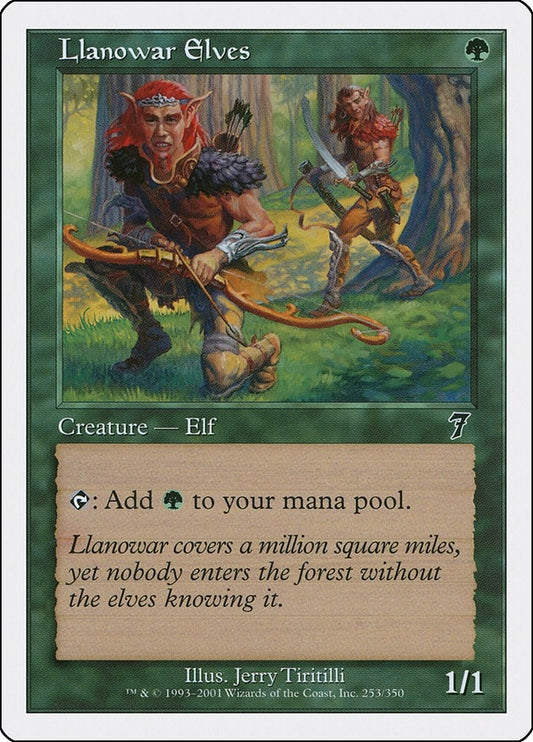 Image for Llanowar Elves (253) (7th Edition) - Magic: The Gathering
