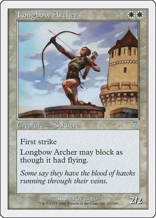 Image for Longbow Archer (26) (7th Edition) - Magic: The Gathering