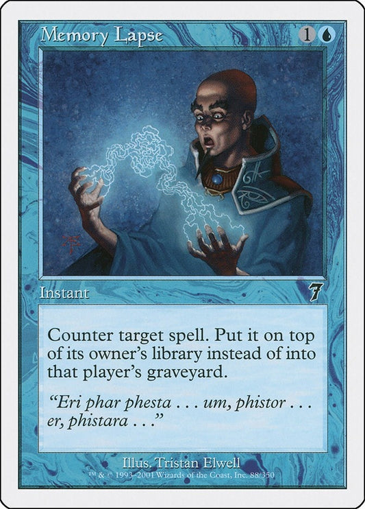 Image for Memory Lapse (88) (7th Edition) - Magic: The Gathering