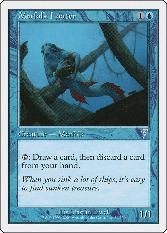Merfolk Looter (89) (7th Edition)