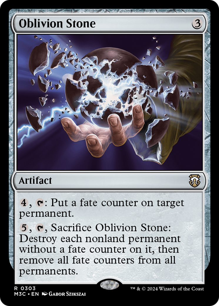 Oblivion Stone (M3C-303) - Modern Horizons 3 Commander RippleFoil