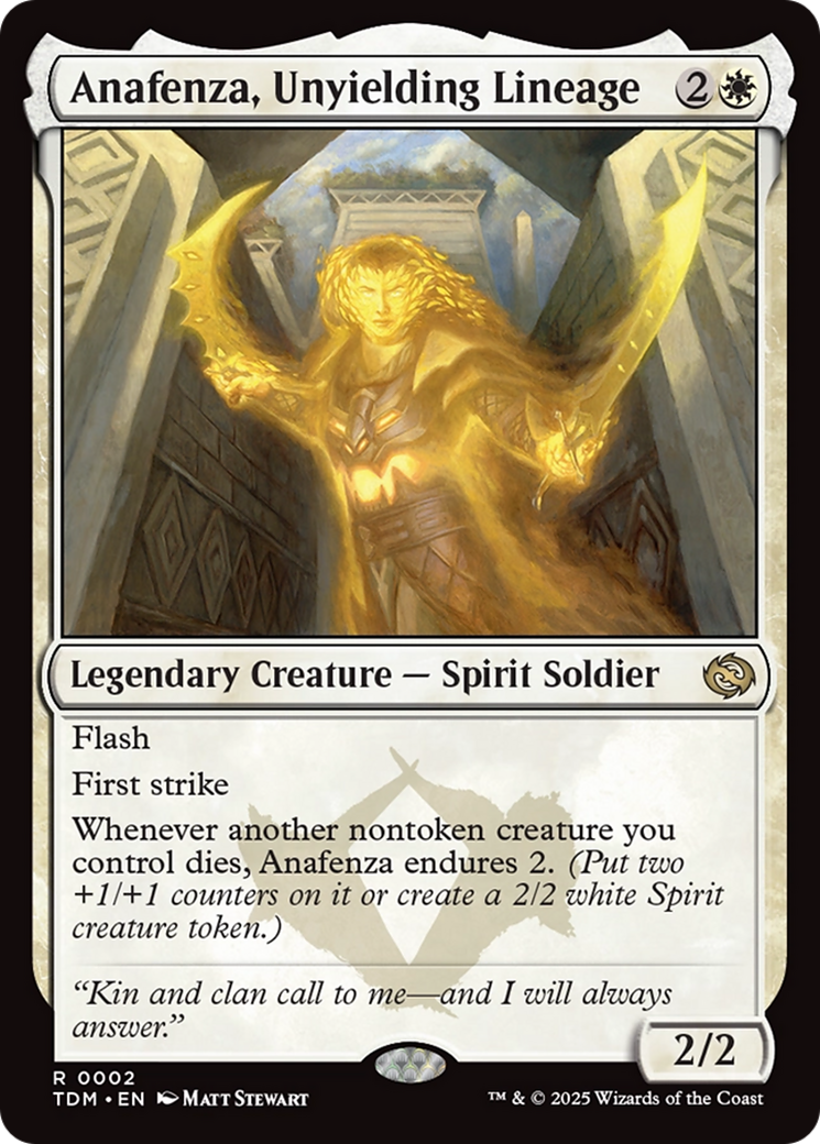 Anafenza, Unyielding Lineage (TDM-002) - Tarkir: Dragonstorm