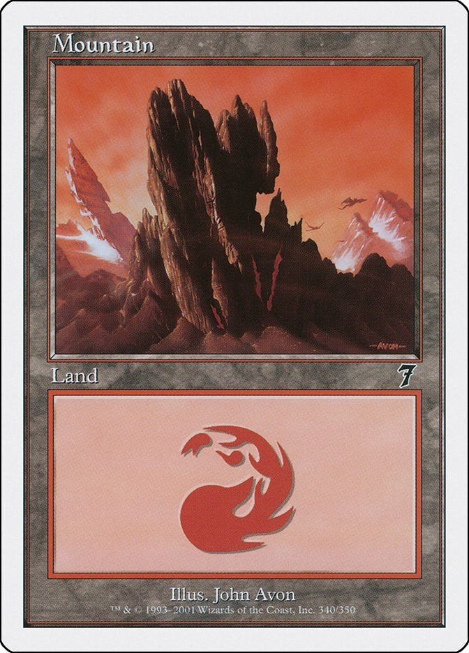 Image for Mountain (340) (340) (7th Edition) - Magic: The Gathering