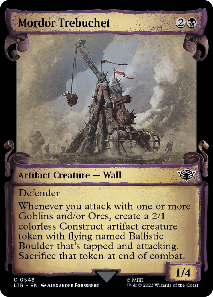 Mordor Trebuchet (Showcase Scrolls) (548) (LTR)