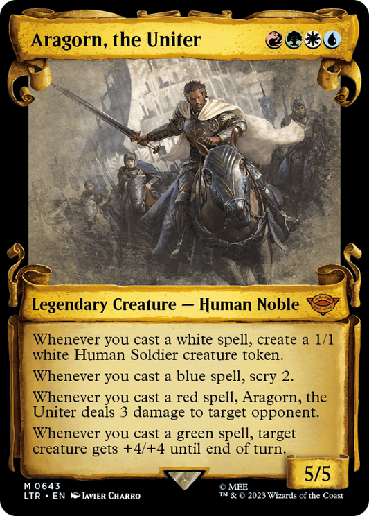 Aragorn, the Uniter (Showcase Scrolls) (643) (LTR)
