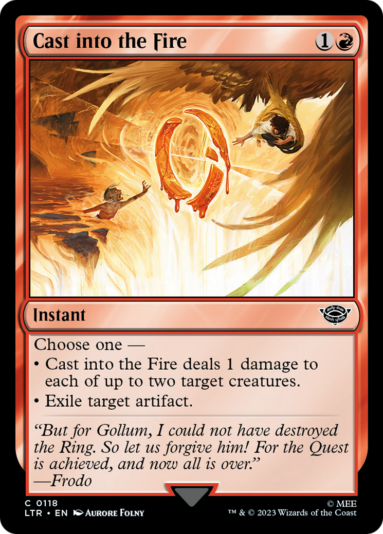 Cast into the Fire (118) (LTR)