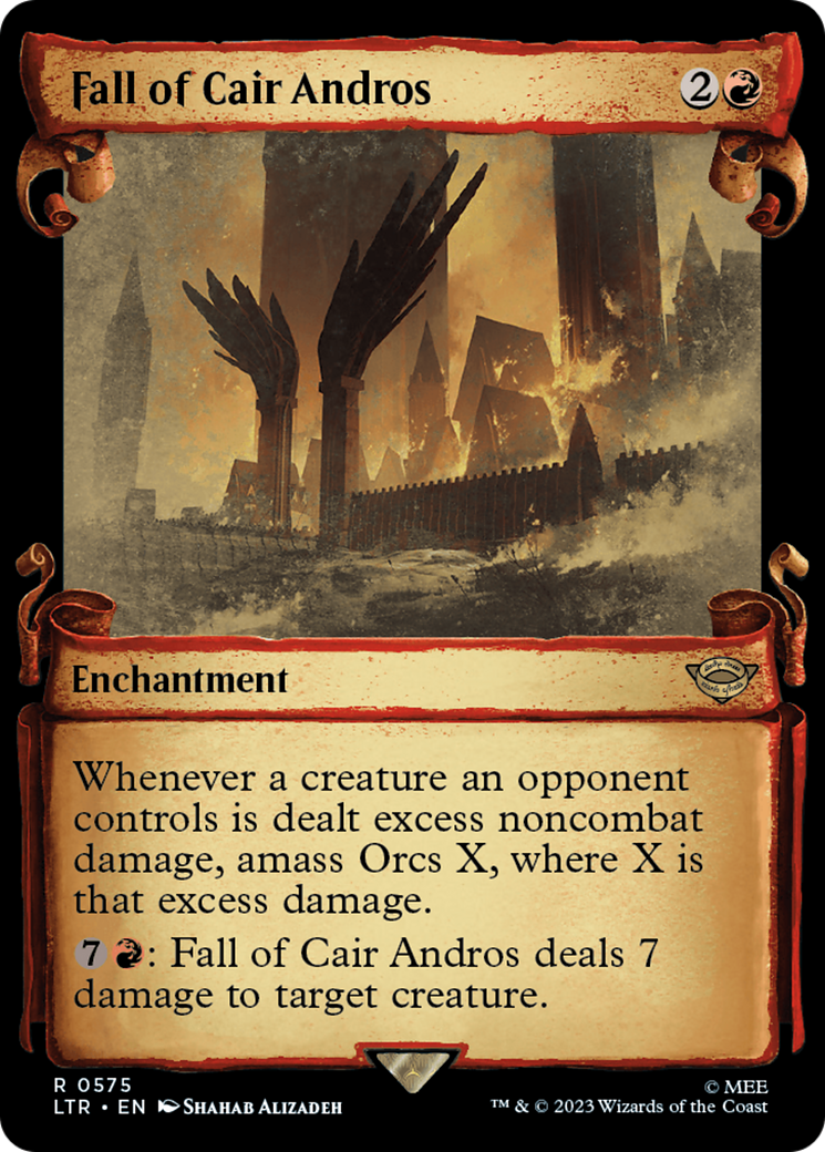 Fall of Cair Andros (Showcase Scrolls) (575) (LTR)
