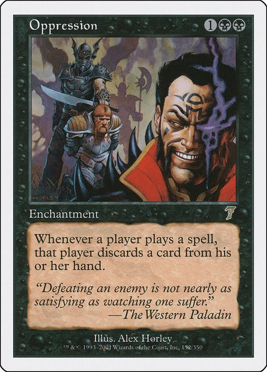 Image for Oppression (152) (7th Edition) - Magic: The Gathering