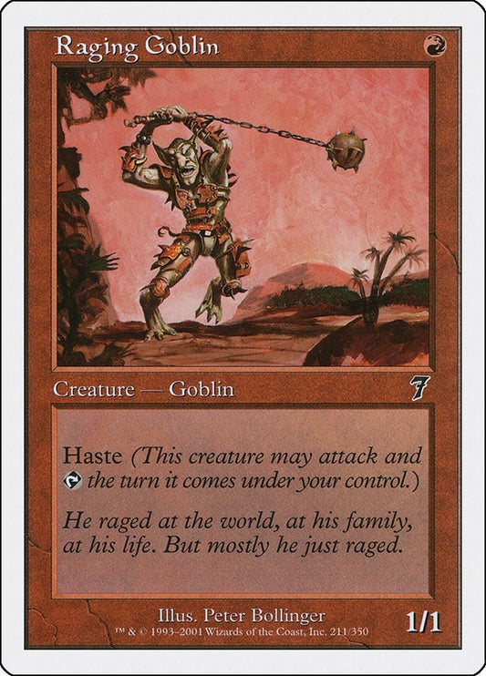 Raging Goblin (211) (7th Edition)