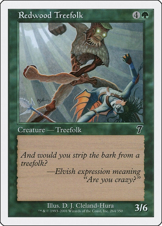 Redwood Treefolk (264) (7th Edition)