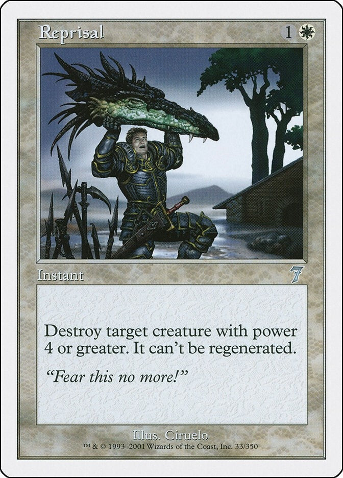 Image for Reprisal (33) (7th Edition) - Magic: The Gathering