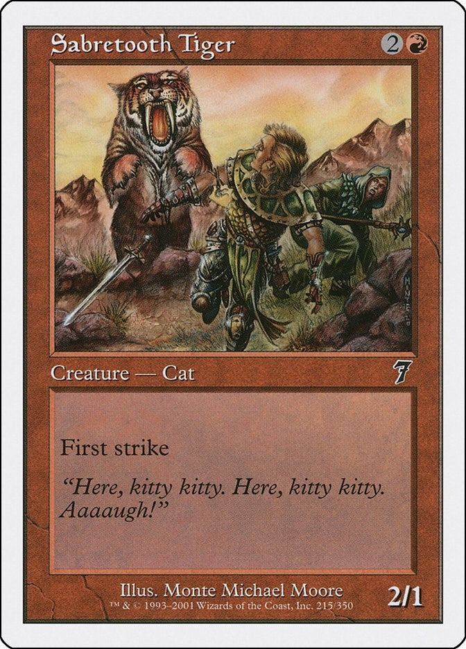 Sabretooth Tiger (215) (7th Edition)
