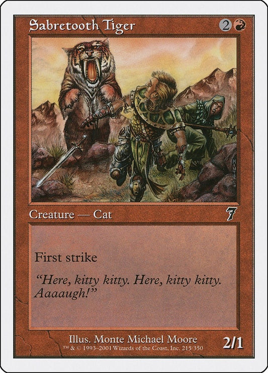 Sabretooth Tiger (215) (7th Edition)